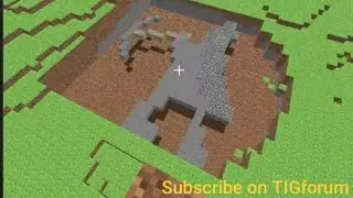 Stickman! In Minecraft alpha 0.30 