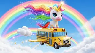 🦄🚌 Единорог в автобусе | Волшебная поездка для детей и малышей 🌈✨
