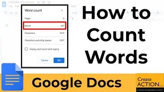 How to do a word count in Google Docs