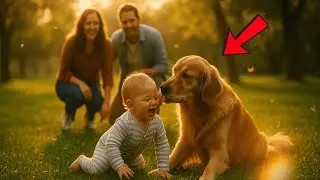 When a Dog&rsquo;s Spirit Guards a Newborn | #ChildAndDog#EmotionalStory