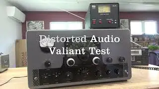 Tek Tip Johnson Valiant Ham radio transmitter distorted audio