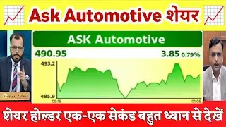 ASK Automotive Share News Today  | ASK Auto Share News Today | ASK Auto Share Analysis 11 October