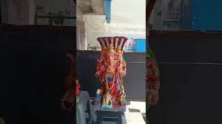 mini khairatabad ganesh update#kairthabadganesh #trending #ganeshidol