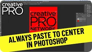 Всегда вставлять по центру в Photoshop с Майком Рэнкином // Учебное пособие CreativePro