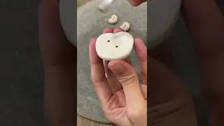 [RAW_No sound] Glazing ceramic buttons | Turn on your favorite playlists while watching this video