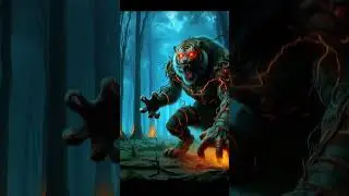 Monster Tiger #horror #Resident Evil #shorts #aianimation #forestanimals #shortvideo
