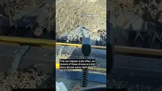 🇺🇦 Ukrainian Farmer Finds Downed Russian Attack Drone Shahed-136