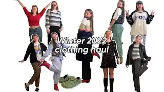 Winter 2022 thrift haul! + try on haul