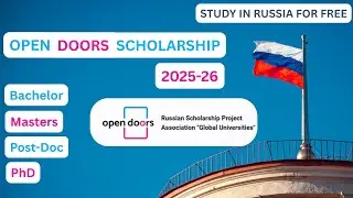 Open Doors Scholarship 2025-26 | Step-by-Step Guide