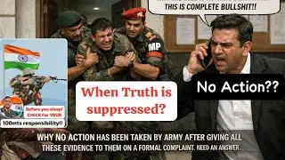 Soldier an eye witness  threatened & abused for bringing out truth before judge.See till end Shame!