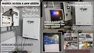 Inverex Veyron II 6KW 6000W-48V MPPT Solar Inverter inverex powerwall lithium battery 48v 5.3 kwh../