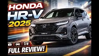 Honda HR-V 2025 Full Review | Stylish Compact SUV Exterior, Interior & Features Walkaround