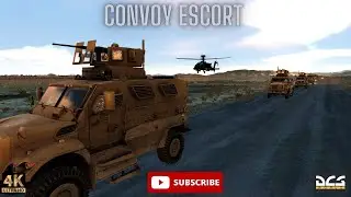 Intense Convoy Escort New Afghanistan Map: DCS Apache Kiowa Warrior