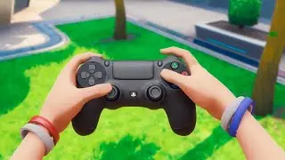 Hoop Baller's Non Claw Fortnite Handcam on PS4 (Console Player)