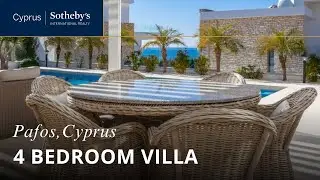 The luxurious 4-bedroom villa on the western coast of Cyprus