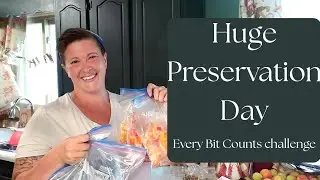 Huge Preserving Day! Can Corn, Green Beans, Blueberries Peppers. Every Bit Counts Challenge