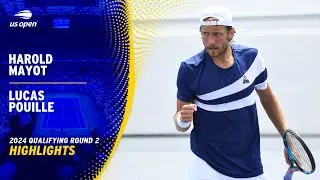 Harold Mayot vs. Lucas Pouille Highlights | 2024 US Open Qualifying Round 2