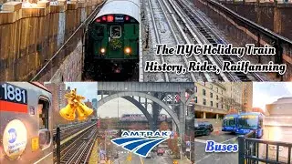 The NYC Holiday Train with History, Railfanning and a Experience Ride + J-Bell  Hornshows & More