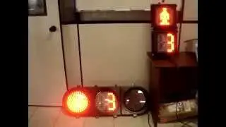 Traffic lights countdown timer