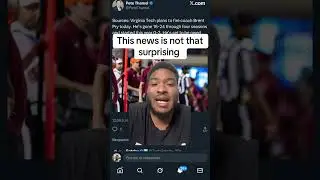 Virginia Tech Set To Fire Head Coach Brent Pry #shorts #cfb #breakingnews