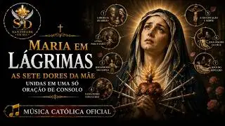 Maria em Lágrimas – As 7 Dores em Uma Só Oração 💧🙏🔥 #Católica #Devoção #maria