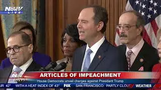 CHARGES AGAINST TRUMP: House Democrats Unveil 2 Articles of Impeachment