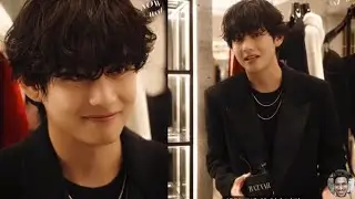BTS Taehyung Celine Boy V in Bazaar Korea
