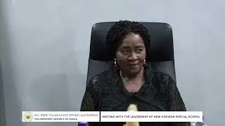 Supporting Inclusive Education Jane Naana Opoku-Agyemang Meets New Horizon Special School Leadership
