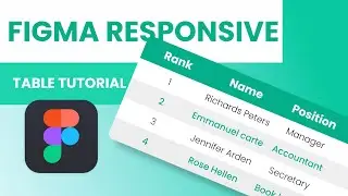 Figma responsive table animation | 2023