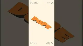 COOL TEXT EFFECT TO TRY 💫 #illustratortips #illustratortutorial #graphicdesign