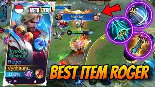 BEST BUILD HYPER ROGER SEASON TERBARU‼️BUILD ROGER PALING SAKIT SELAMA INI - MLBB