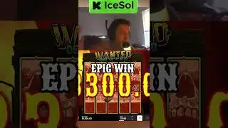 UNBELIEVEABLE 5 VS HIT ON WANTED DEAD OR A WILD!!! #slots #gambling #gaming #bigwin #casino
