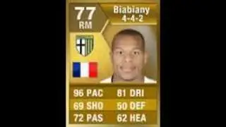 the top 5 fastest players in fifa 13 ultermate team