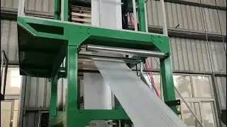 Biodegradable film blowing machine with new sustainable raw material of PLA PBAT