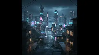 🌃 City Nights | Cyberpunk Rain Ambience & Mellow Electronic Soundscape