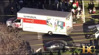 U-Haul drives into crowd at Los Angeles anti-Iranian regime protest