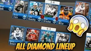 Madden Overdrive All Diamond Lineup?!  Best Diamond Players!