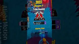 Tribe Gaming Loses Rounds 2023-2019 #brawlstarschampionship