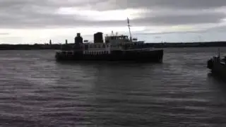 Mersey ferry royal iris docking liverpool