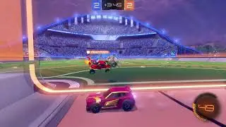 Flip reset madness in a diamond 3 2v2