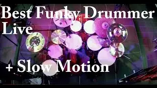 Damien Schmitt - Best Funky Drummer LIVE + Slow Motion