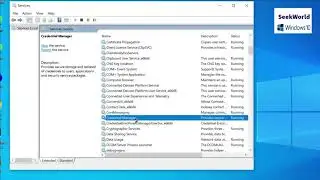 FIX --Credential Manager Error 0x80070057 on Windows 10