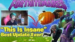 Ninja First Reaction TO New Six Shooter, Deadfire Skin, Zombies, Pumpkin Launcher! Fortnite Moments