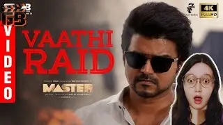 Master: Vaathi Raid Scene REACTION | Thalapathy Vijay's Spectacular Swagger Unleashed!