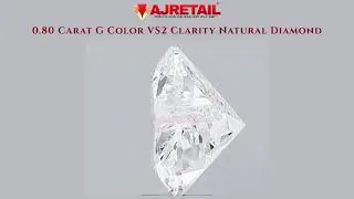 💎 Elegant 0.80 Carat G Color VS2 Clarity Natural Diamond #naturaldiamonds #ajretail