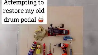 Restoring my old drum pedal