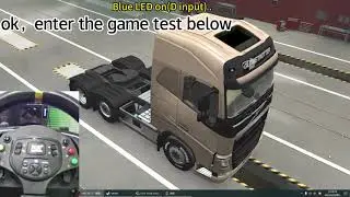 Gaming steering wheel 1080 degrees, go to oc settings debugging