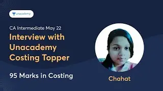 Interview with Unacademy Costing Topper | 95 Marks in Costing | Sunil Keswani