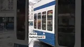 Trams in Zurich City #switzerland #zurich #trams