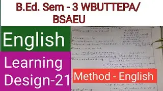🎯Learning Design 21 - 